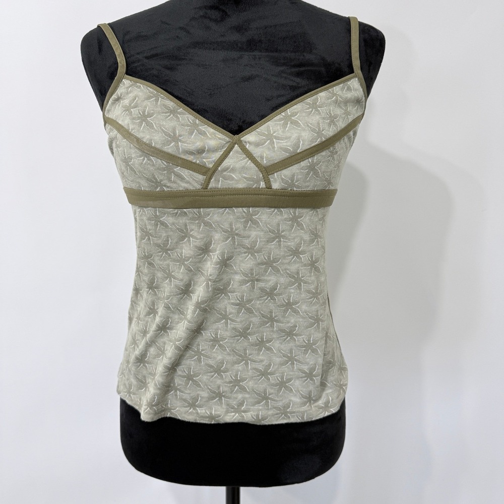 John Varvatos Y2K Babydoll Cami Size S Green Fairy Grunge Indie Earthy Neutral